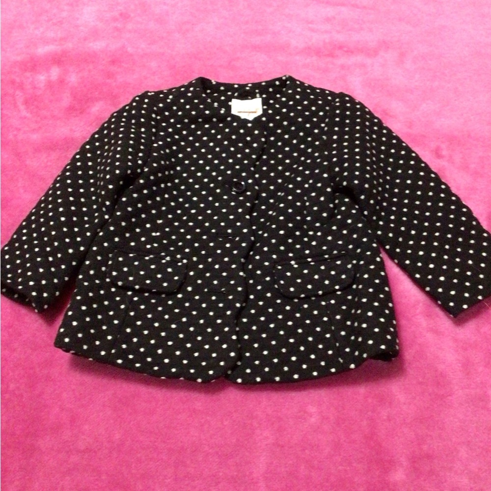 New Black Polka Dot Jacket